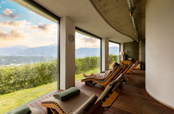 Bio- & Wellnesshotel PAZEIDER**** - Pazeider Merano Hideaway Spa Area Relax Panoramica